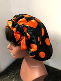African Print Satin Lined Hair Bonnet