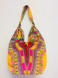 African Dashiki Print Bag Tote Purse