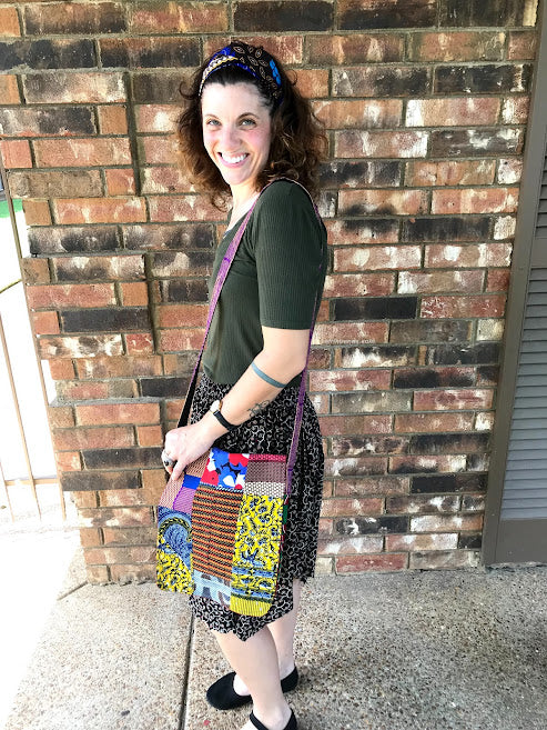 Ankara African Print Sling Bag