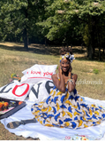 African Print Hibiscus  Summer dress