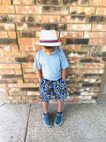 Boys Ankara African Print Summer Shorts