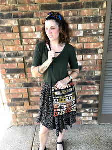 Ankara African Print Sling Bag
