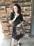 Ankara African Print Sling Bag