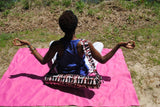 African Print Yoga Bag