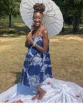 Ankara African dress with Pockets