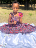 Girl’s Ankara Printed Summer Dress