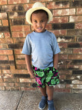 Boys Ankara African Print Summer Shorts