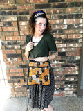 Ankara African Print Sling Bag