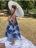 Ankara African dress with Pockets