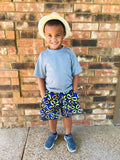 Boys Ankara African Print Summer Shorts