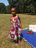 Girl’s Ankara Printed Summer Dress