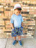 Boys Ankara African Print Summer Shorts