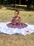 Girl’s Ankara Printed Summer Dress