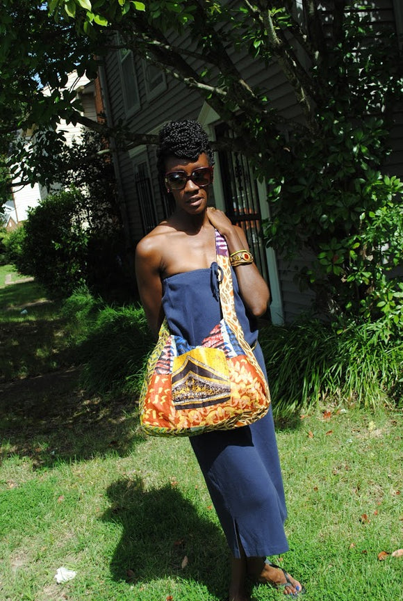 African print Ankara sling bag