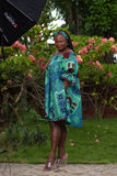 YAYI African print-off shoulders swing dress