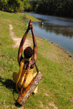 Handcrafted African Print Yoga Bag