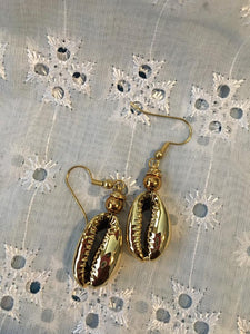 Bone Silver Ethnic Earrings