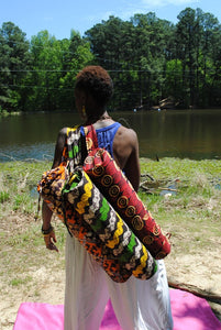African Print Yoga Bag