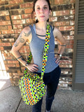 Cross-body Ankara Messenger Bag