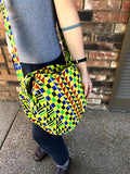 Cross-body Ankara Messenger Bag