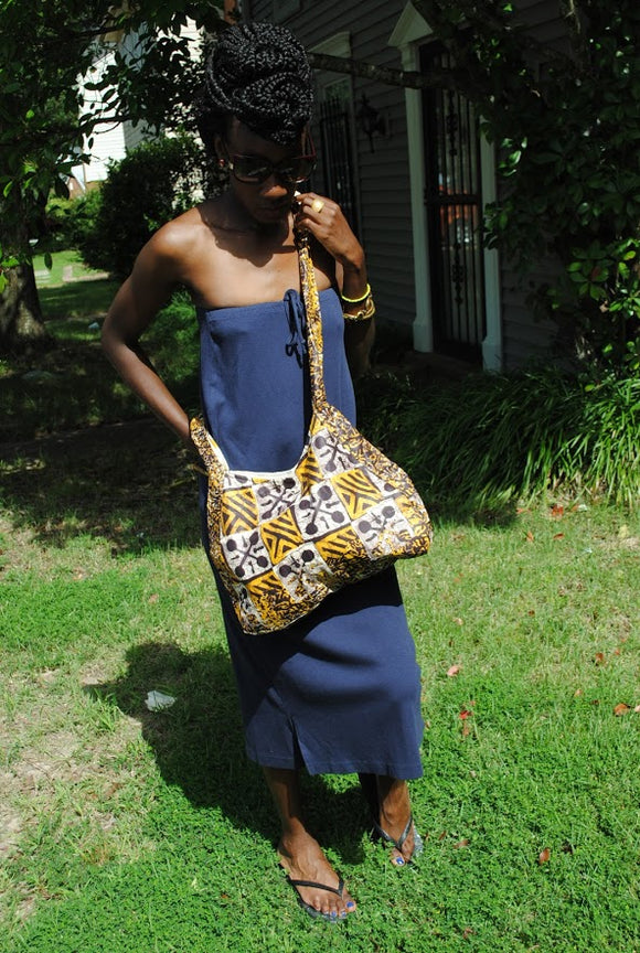 African print Ankara sling bag