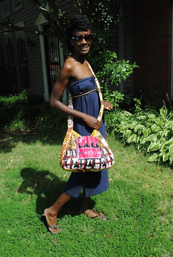 African print Ankara sling bag