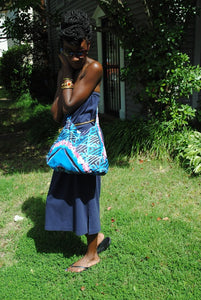 African Print Sling Bag