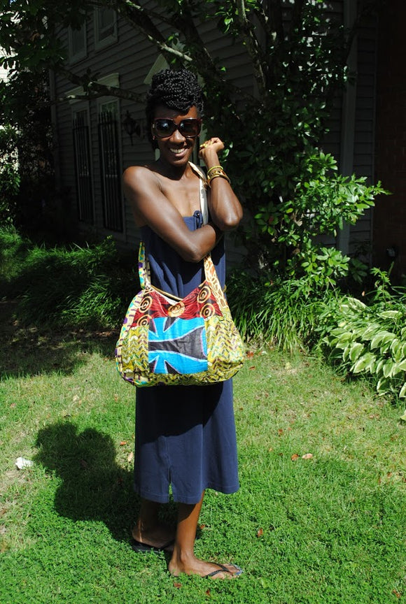 African print Ankara sling bag