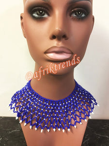 Beaded Zulu Collar Necklace