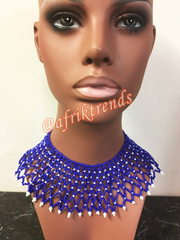 Beaded Zulu Collar Necklace