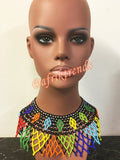 Beaded Zulu Collar Necklace