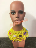 Beaded Zulu Collar Necklace