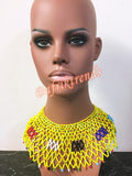 Beaded Zulu Collar Necklace