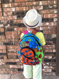 Kids African Print Backpack