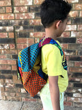 Kids African Print Backpack