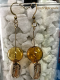Cowrie Sea Shells Ethnic Earrings