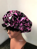 African Print Satin Lined Hair Bonnet
