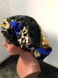 African Print Satin Lined Hair Bonnet