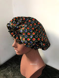 African Print Satin Lined Hair Bonnet