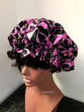 African Print Satin Lined Hair Bonnet