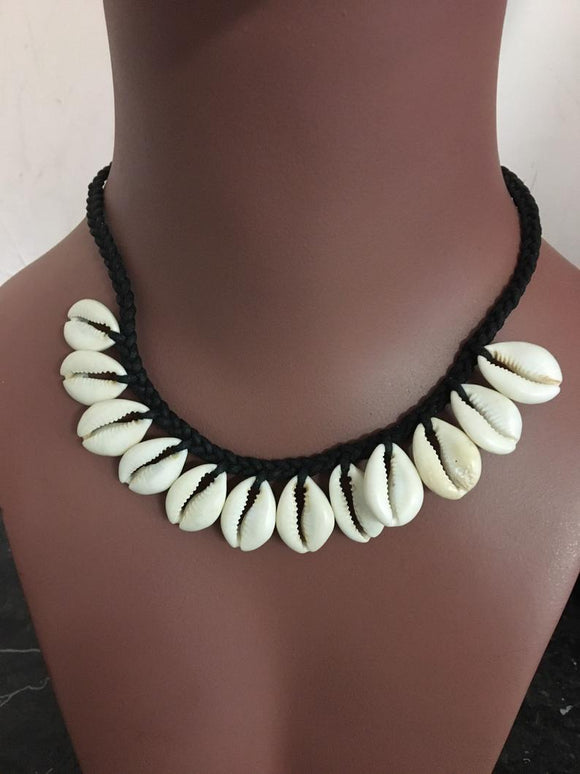 Bone Silver Ethnic Necklace