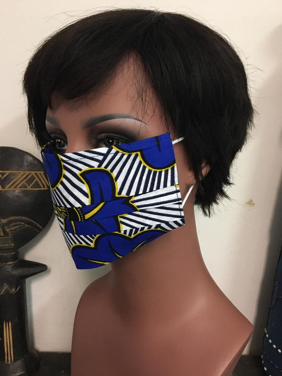 African Print Face Cover Mask