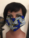 African Print Face Cover Mask