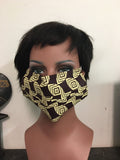 African Print Face Cover Mask