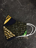 African Print Face Cover Mask