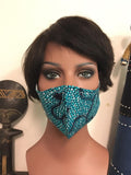 African Print Face Cover Mask