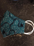 African Print Face Cover Mask
