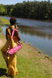 African Print Yoga Bag