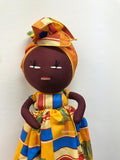 Handmade African Plastic Bag Lady Holder