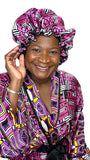 Satin Robe and Hair Bonnet
